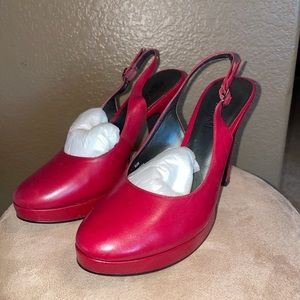 Colin Stuart red pumps 8.5